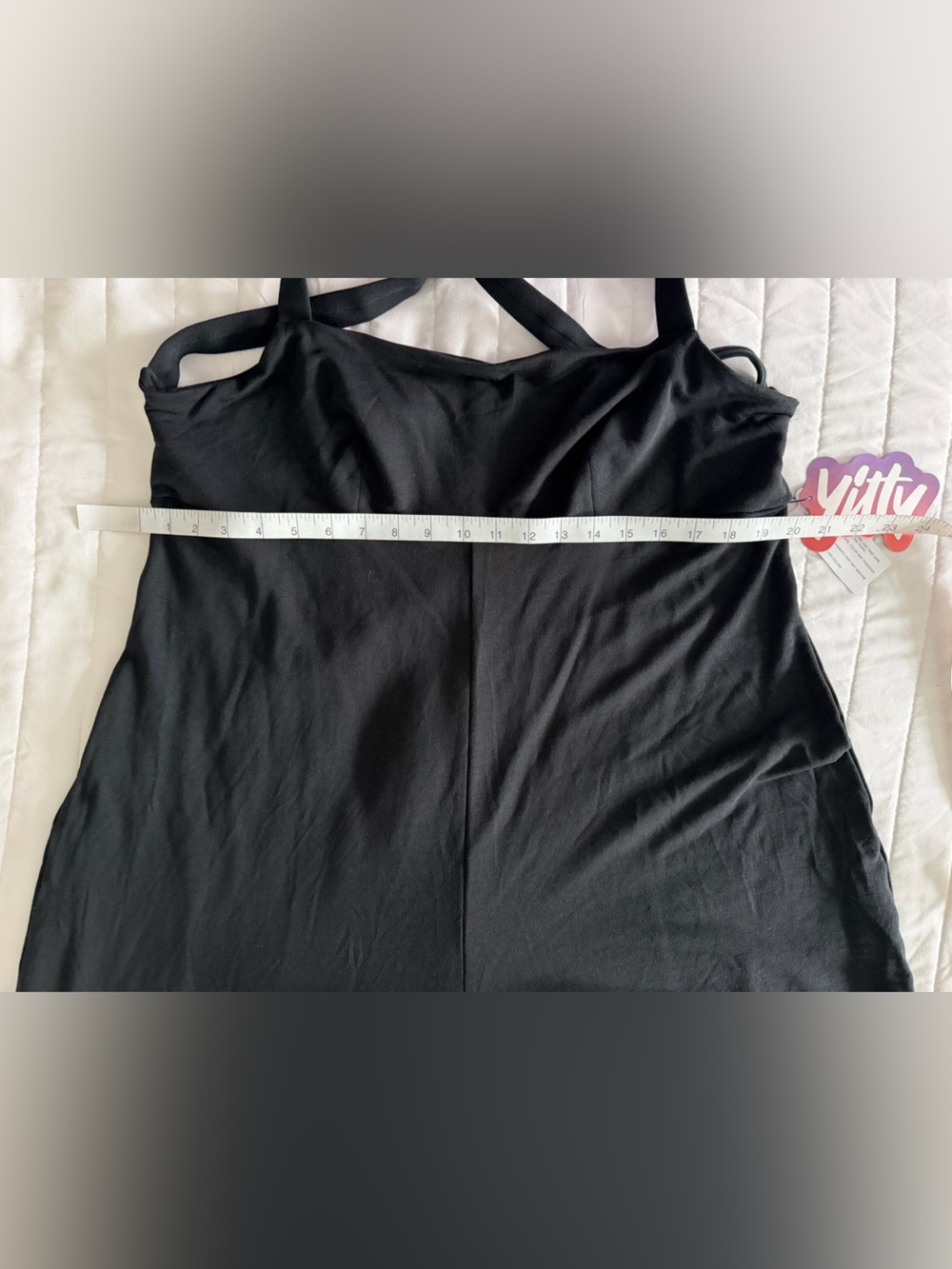 YITTY Black Jumpsuit with Wide Straps - Picture 5 of 10